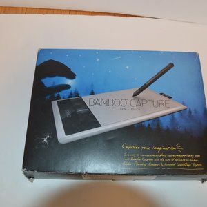 Wacom Bamboo Capture Pen & Touch Tablet Draw Design Print CTH470